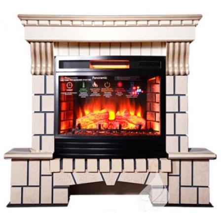 Экстер (бежевый с патиной)+Panoramic 25 LED FX QZ