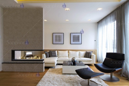 Встраиваемый биокамин / торцевой сквозной очаг 1800 (SappFire) по цене 80 400 руб.