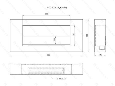 Настенный биокамин Lux Fire "Юпитер" Настенный биокамин Lux Fire "Юпитер" по цене 16 400 руб.