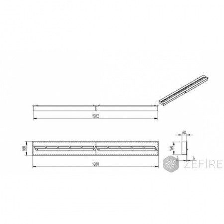 Прямоугольный контейнер ZeFire 1800 Прямоугольный контейнер ZeFire 1800 по цене 105 000 руб.