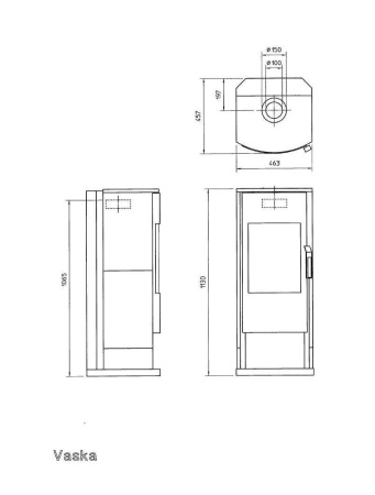 Газовый камин Faber Vaska
