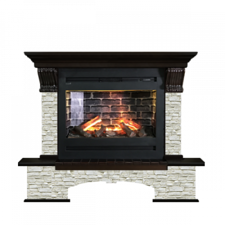 Бостон грот однотонный (венге)+Rumba 3D