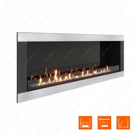 Биокамин SteelHeat ONE-H 1400 XL стекло + стемалит по цене 78 540 руб.